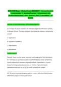  NSG 3100 Exam 4 Actual Exam 2026&sol;2027 &ndash; Comprehensive Fundamentals of Nursing Practice I Assessment with Detailed Rationales &vert; 100&percnt; Verified &vert; Pass Guaranteed &ndash; A&plus; Graded