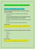 EMT-B Final Exam Prep Test Bank - All JB Learning Questions 