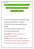 LDR-302S Organizational Culture 2026 &vert; Most Tested Questions & Verified Answers &vert; Latest Update &vert; Graded A&plus;