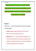 Massachusetts Oil Burner License Newest&NewLine;2026 Actual Exam Test Bank Questions And&NewLine;Correct Detailed Answers &lpar;Verified Answers&rpar;&NewLine;&vert;&vert;Complete A&plus; Guide