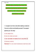 MCOLES State Licensing Real Exam Prep&NewLine;Questions And Correct Answers &lpar;Verified&NewLine;Answers&rpar;&comma; 100 &percnt; Guaranteed Pass&NewLine;&vert;&vert;Complete A&plus; Guide