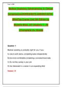 Medical Assisting Administrative & Clinical&NewLine;Competencies&lpar;WORKSHEETS ANSWER KEYS&rpar;&NewLine;&lpar;MindTap Course List&rpar; 9th Edition by&NewLine;Michelle Blesi&comma; All Chapters 1 - 58&NewLine;&vert;&vert;Complete A&plus; Guide