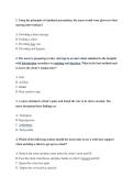 Fundamentals of Nursing & Health Assessment - Comprehensive Question Bank with Verified Answers&colon; Latest 2026 Edition