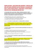 SERIES 66 EXAM &ndash; QUESTIONS AND ANSWERS &vert; VERIFIED AND &NewLine;WELL DETAILED ANSWERS PLUS RATIONALES &vert; GUARANTEED &NewLine;PASS &vert; LATEST EXAM UPDATE &vert; EXAM PREP &vert; STUDY GUIDE &vert; &NewLine;PRACTICE TEST&vert; DOWNLOAD INSTANT PDF