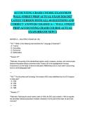 ACCOUNTING CRASH COURSE EXAM FROM WALL STREET PREP ACTUAL EXAM 2026&sol;2027 LATEST VERSION WITH ALL 40 QUESTIONS AND CORRECT ANSWERS GRADED A&plus; &sol; WALL STREET PREP ACCOUNTING CRASH COURSE ACTUAL EXAM &lpar;BRAND NEW&excl;&excl;&rpar;&NewLine;