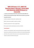 NUR 378 Exam 3 V1&ndash;V3 &vert; NUR 378 Pharmacology in Nursing &vert; Concordia University &vert; Actual Q&A with Rationale &lpar;NUR378 Exam 3&rpar;