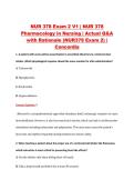 NUR 378 Exam 2 V1 &vert; NUR 378 &NewLine;Pharmacology in Nursing &vert; Actual Q&A &NewLine;with Rationale &lpar;NUR378 Exam 2&rpar; &vert; &NewLine;Concordia