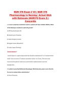 NUR 378 Exam 2 V2 &vert; NUR 378 &NewLine;Pharmacology in Nursing &vert; Actual Q&A &NewLine;with Rationale &lpar;NUR378 Exam 2&rpar; &vert; &NewLine;Concordia 