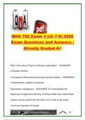 MHA 702 Exam 3 Study Guide &vert; 350&plus; Practice Questions on Human Resource Management&comma; Compensation&comma; Employee Relations&comma; Performance Appraisal & Healthcare Management &vert; Master of Health Administration &lpar;MHA&rpar;
