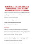 NUR 376 Exam 4 V1&ndash;V3 &vert; NUR 376 Applied Pathophysiology &vert; Concordia University &vert; Actual Q&A with Rationale &lpar;NUR376 Exam 4&rpar;