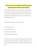 WGU C427 ACTUAL EXAM  &vert;COMPLETE QUESTIONS WITH 100&percnt; RATED EXPERT SOLUTIONS &vert;2026 LATEST UPDATED