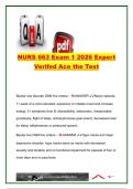 NUR 663 EXAM COMPLETE PACKAGE DEAL