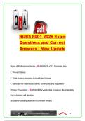 NUR 6001 EXAM COMPLETE PACKAGE DEAL