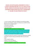 ATI RN CONCEPT-BASED ASSESSMENT LEVEL 2 LATEST UPDATED 2026-2027 ACTUAL FINAL EXAM WITH COMPLETE DETAILED 100 QUESTIONS AND ANSWERS WITH RATIONALES PLUS ANSWER KEY A&plus; GRADE GUARANTEED SUCCESS&excl;&excl;&excl;