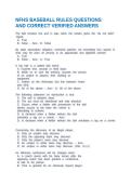 24-25 NISOA NCAA SOCCER RULES TEST QUESTIONS AND CORRECT VERIFIED ANSWERS