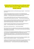 Fundamentals of Chemotherapy Immunotherapy Admin ONS Exam with all Correct & 100&percnt; Verified Answers &vert;Already Graded A&plus;
