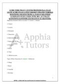 GUIDE WIRE POLICY CENTER PROFESSIONAL EXAM&NewLine;STUDY GUIDE EXAM LATEST 2026&sol;2027 UPDATED VERIFIED&NewLine;QUESTIONS AND SOLUTIONS A&plus; PASS GUARANTEED&NewLine;&vert;COMPLETE STUDY GUIDE WITH 100&percnt; ACCURATE&NewLine;QUESTIONS &ANSWERS&period; EXCELLENCE GUARANTEED&period;