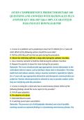 ATI RN COMPREHENSIVE PREDICTOR RETAKE 100 QUESTIONS AND ANSWERS WITH RATIONALES PLUS ANSWER KEY 2026-2027 Q&A 100&percnt; GUARANTEED PASS INSTANT DOWNLOAD PDF