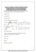ICD-10 CM CODING SECTION &vert;COMPLETE STUDY&NewLine;GUIDE WITH 100&percnt; ACCURATE QUESTIONS&NewLine;&ANSWERS&period; EXCELLENCE GUARANTEED&period;