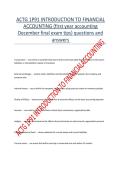 ACTUAL ACTG 1P91 INTRODUCTION TO FINANCIAL ACCOUNTING 2026-2027