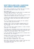NICET FIRE ALARM LEVEL 1 QUESTIONS AND CORRECT VERIFIED ANSWERS