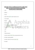 NURS 405 &lpar;UNIT 6&rpar; &vert;COMPLETE STUDY GUIDE WITH&NewLine;100&percnt; ACCURATE QUESTIONS &ANSWERS&period;&NewLine;EXCELLENCE GUARANTEED&period;