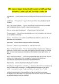 ONS Cancer Basics Test with all Correct & 100&percnt; Verified Answers &vert;Latest Update &vert;Already Graded A&plus;