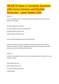 OB&sol;NB SU Exam 4 &vert; Complete Questions &NewLine;with Correct Answers and Detailed &NewLine;Rationales - Latest Update 2026 