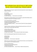 ONS Certification Exam with all Correct & 100&percnt; Verified Answers &vert;Actual Complete Exam &vert;Already Graded A&plus;