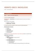 Hemato-Oncologie - Radiologie 