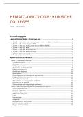Hemato-oncologie - Klinische Colleges