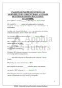 EPA 608 EXAM PRACTICE QUESTIONS 1-100&NewLine;&vert;COMPLETE STUDY GUIDE WITH 100&percnt; ACCURATE&NewLine;QUESTIONS &ANSWERS&period; EXCELLENCE&NewLine;GUARANTEED&period;