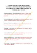 VERIFIED WGU D072 2026&sol;2027FUNDAMENTALS FOR SUCCESS IN BUSINESS EXAM WITH VERIFIED QUESTIONS AND CORRECT SOLUTIONS&vert; PASS WITH THE BEST GRADES&period;