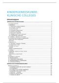 Kindergeneeskunde - Klinische Colleges
