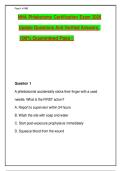 NHA Phlebotomy Certification Exam 2026&NewLine;Update Questions And Verified Answers&comma;&NewLine;100&percnt; Guaranteed Pass &vert;&vert;