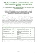ENV 101 Midterm & Final  And also Exam 1 to 4 Exam 2026  Package deal