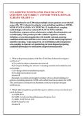 NYS ASBESTOS INVESTIGATOR EXAM 200 ACTUAL &NewLine;QUESTIONS AND CORRECT ANSWERS WITH RATIONALE &NewLine;ALREADY GRADED A&plus;