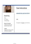 NR601 Sophia King i-Human Case Study Guide&NewLine;&NewLine;