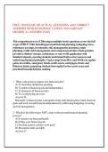 FHCE 3200 EXAM 200 ACTUAL QUESTIONS AND CORRECT &NewLine;ANSWERS WITH RATIONALE LATEDT 2026 ALREADY &NewLine;GRADED A&plus; ASSURED PASS 