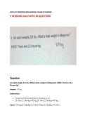 MATH 151 midterm exam ARIZONA COLLEGE OF NURSING LATEST QUESTIONS AND ANSWERS