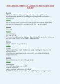 Absite &ndash; Thoracic Verified Exam Questions and Answers Latest update&NewLine;2026&sol;2027