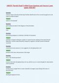 ABSITE Thyroid Gland Verified Exam Questions and Answers Latest&NewLine;update 2026&sol;2027