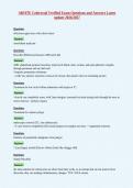 ABSITE Colorectal Verified Exam Questions and Answers Latest&NewLine;update 2026&sol;2027