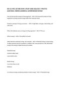 BIO-131 HFCC LECTURE EXAM 3 STUDY GUIDE 2026&sol;2027 &vert; PRACTICE QUESTIONS&comma; VERIFIED ANSWERS & COMPREHENSIVE REVIEW