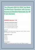 The Ultimate HESI A2 2026 Test Bank&colon; Verified Exam Questions with Correct Answers & Detailed Rationales for All 8 Core Sections