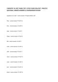 CHEMISTRY 141 HFCC YEAKEL TEST 1 STUDY GUIDE 2026&sol;2027 &vert; PRACTICE QUESTIONS&comma; VERIFIED ANSWERS & COMPREHENSIVE REVIEW