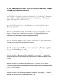BIO 131 LAB EXAM 4 STUDY GUIDE 2026&sol;2027 &vert; PRACTICE QUESTIONS&comma; VERIFIED ANSWERS & COMPREHENSIVE REVIEW