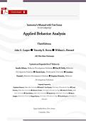 Test Bank&Instructor&rsquo;s Manual For Applied Behavior Analysis&comma; 3rd edition By John O&period; CooperTest Bank&Instructor&rsquo;s Manual For Applied Behavior Analysis&comma; 3rd edition By John O&period; Cooper&NewLine;