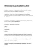 PHARMACOLOGY ECPI NUR 139 STUDY GUIDE 2026&sol;2027 &vert; PRACTICE QUESTIONS&comma; VERIFIED ANSWERS & COMPREHENSIVE NCLEX REVIEW