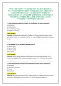 WGU C180 EXAM &sol; INTRODUCTION TO PSYCHOLOGY &sol; WGU C180 INTRODUCTION TO PSYCHOLOGY OBJECTIVE ASSESSMENT &lpar;OA&rpar; ACTUAL 2026&sol;2027 COMPLETE ACCURATE EXAM APPROVED QUESTIONS AND CORRECT VERIFIED ANSWERS &lpar;DETAILED ANSWERS&rpar; LATEST UPDATED VERSION 2026 EDITION